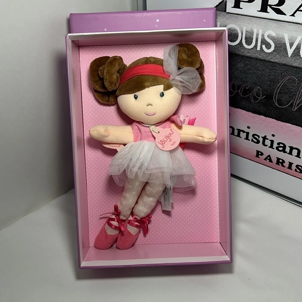 Creation Doudou et Compagnie JoLiJou Paris Les Tutus Doll soft ballet girl‎